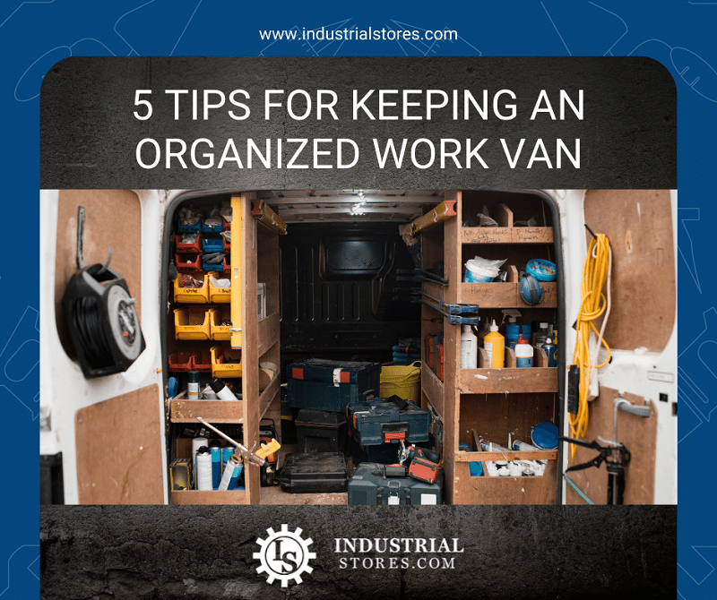 tips for keeping an organized work van Facebook promo