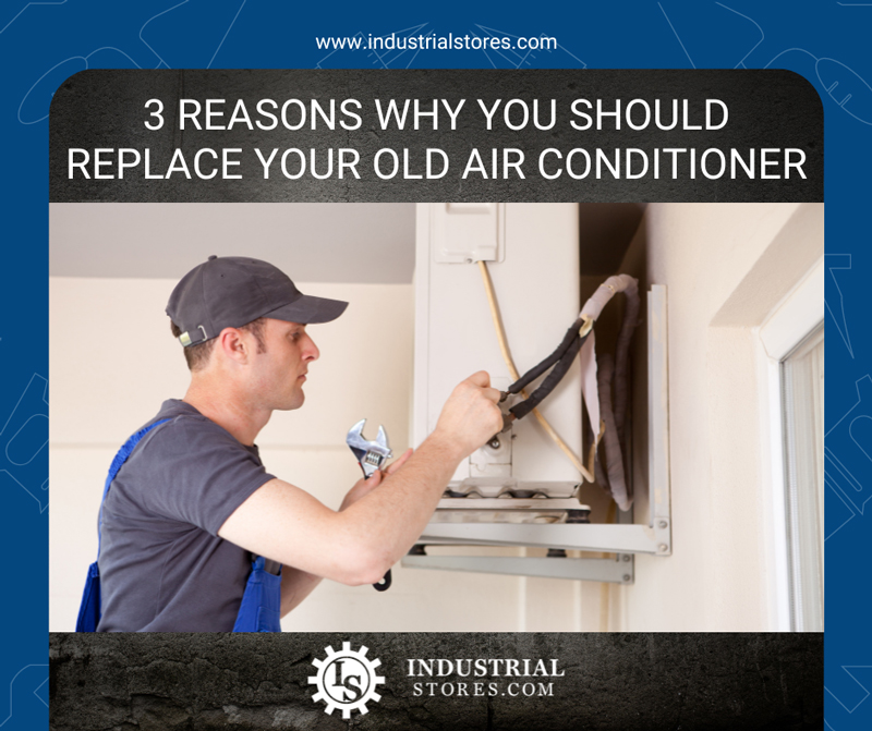share on Facebook reasons why replace old air conditioner