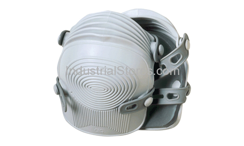 gray pair of knee pads