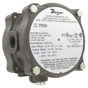 Dwyer 1950-00-2F Explosion-Proof Differential Pressure Switch