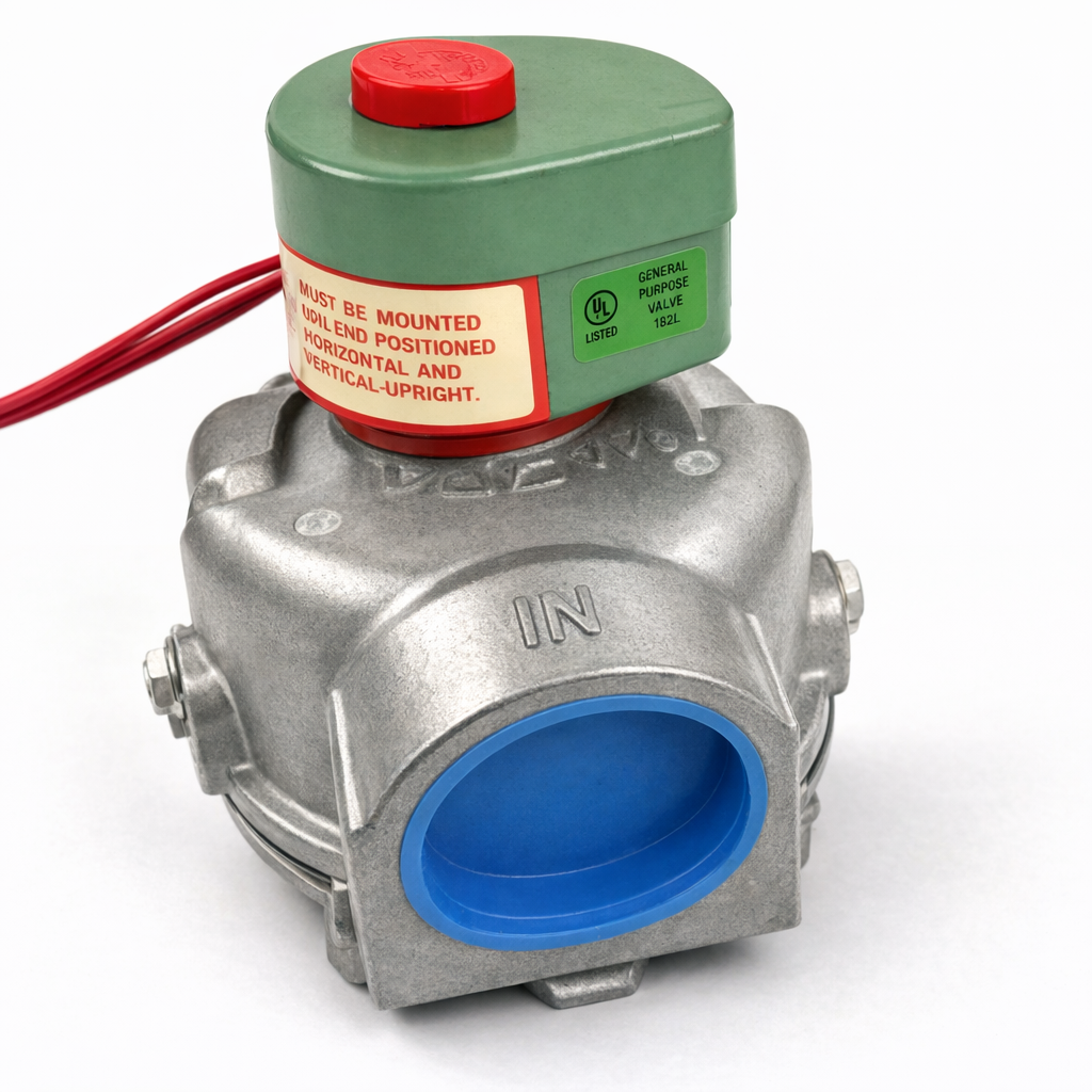 Normally Open 2-Way 2" NPT Asco 8215C83 Solenoid Valve