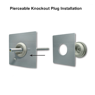 BAPI Pierceable Knockout Plug Installation & Wire Insertion