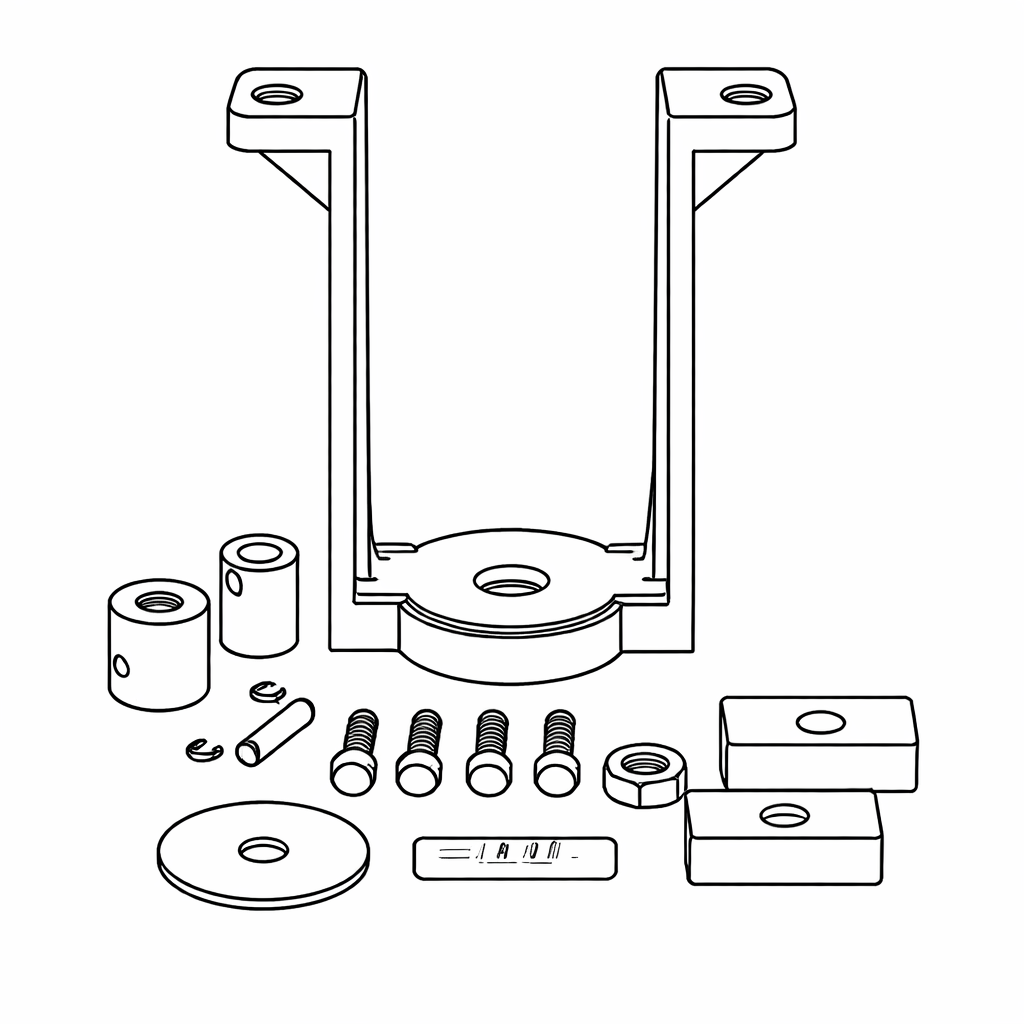Pneumatic Actuators Field-Assembly Kit Barber Colman (Schneider Electric) AV-496 Valve Linkage Kit