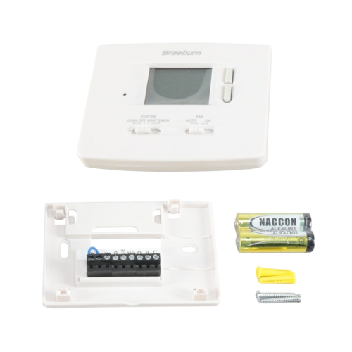 Braeburn 1220NC Digital Thermostat for Heat Pump Systems