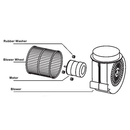 Broan-Nutone SB06001983 Blower Assembly Parts