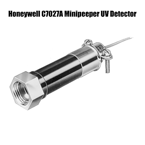 Honeywell C7027A Minipeeper UV Detector 96" Lead Length 1/2" NPT