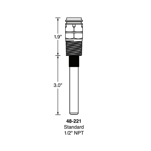 Hydrolevel 48-221 Standard Electro-Well