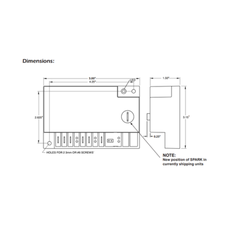 Flynn 409503 Flame Relay Ignition Module 24 VAC