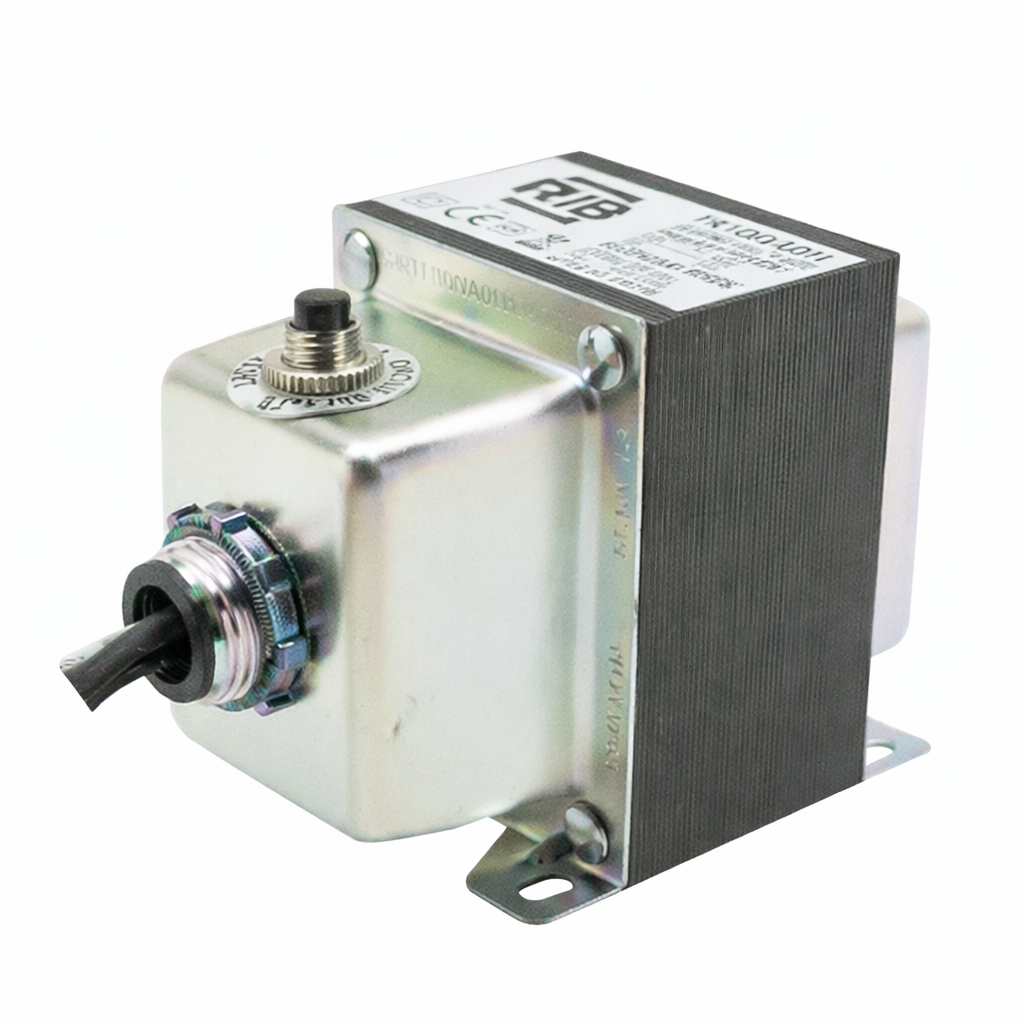 HVAC Electrical Transformer Foot and Single Threaded Hub Mount Functional Devices (RIB) TR100VA001