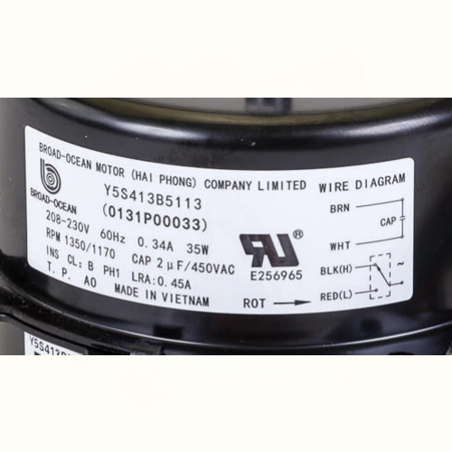 HVAC Amana-Goodman 0131P00033SP Single-Phase Fan Motor