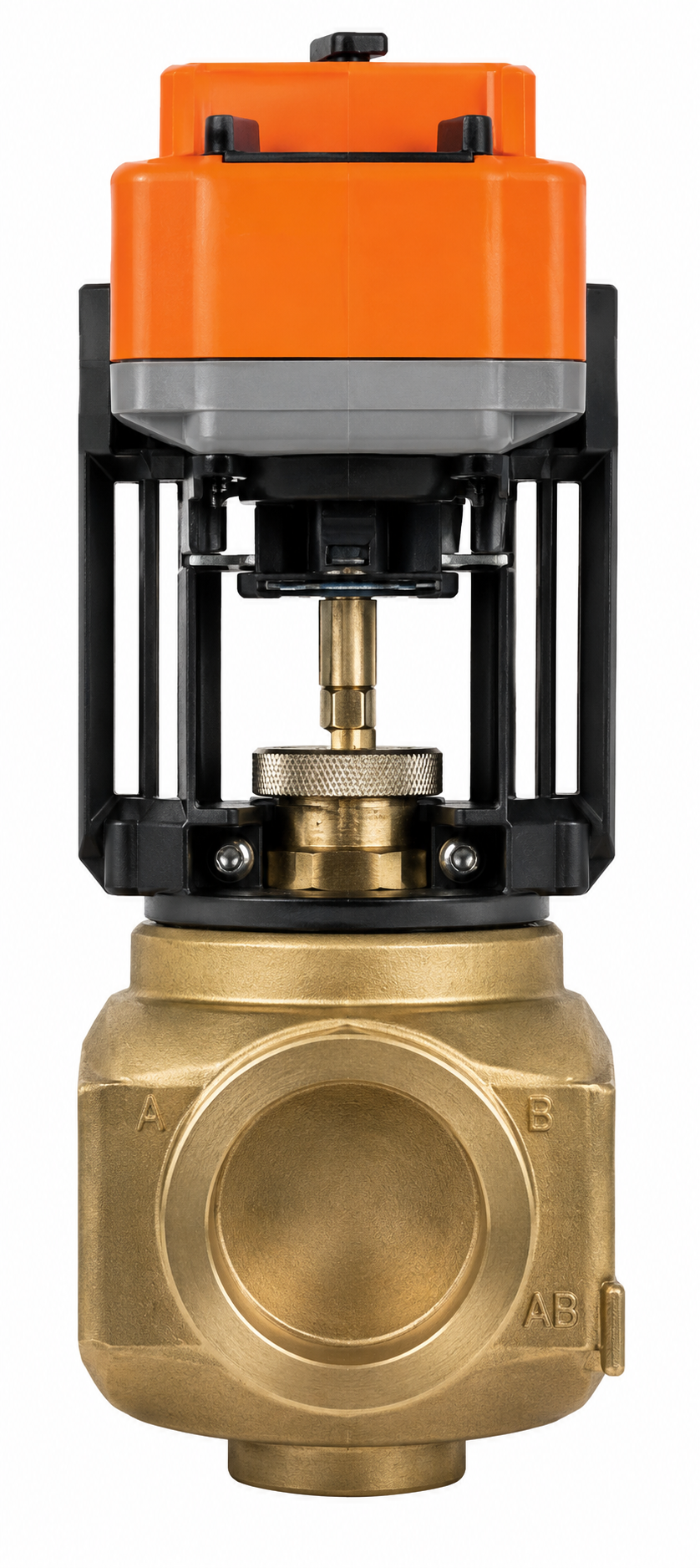 HVAC 2-inch, 2-way Modulating Globe Valve Assembly Electronic Linear Actuator