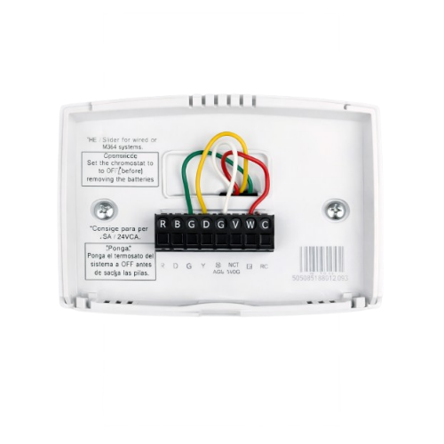UWP Mounting System 24 VAC 1 Heat/1 Cool Honeywell Resideo TH1110U4000 FocusPRO N100 Thermostat
