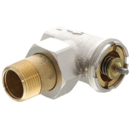 Honeywell V110E1012 Angle Pattern Radiator Valve Nickel-Plated Brass