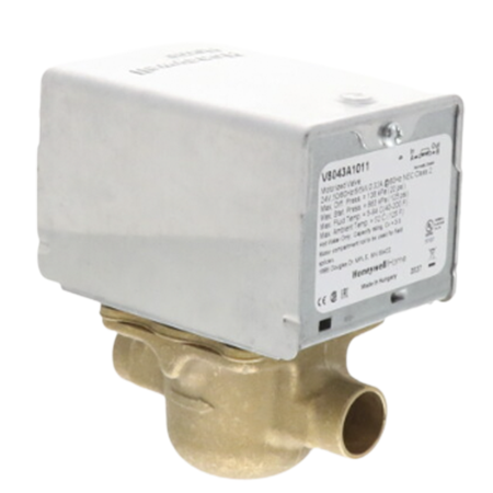 Honeywell V8043A1011 Motorized Zone Valve 24V