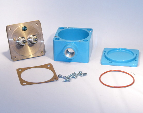 Warrick 3E2B Electrode Support Fitting 2-Probe Red Brass Body 2" NPT