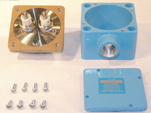 Warrick 3E2C Electrode Support Fitting 2-Probe Stainless Steel Body 2" NPT