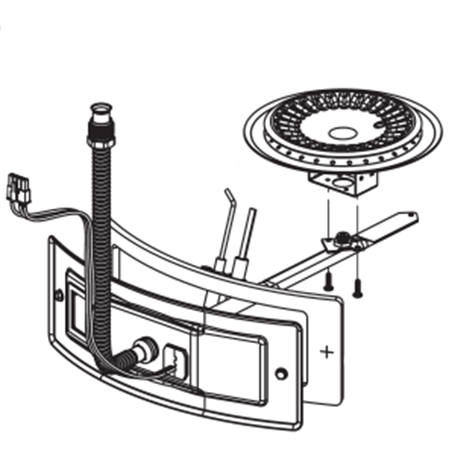 Lochinvar 100209991 Water Heater Natural Gas Final Burner Assembly