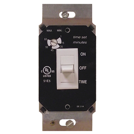 Marktime 42507 Electronic Fan/Light Time Switches White