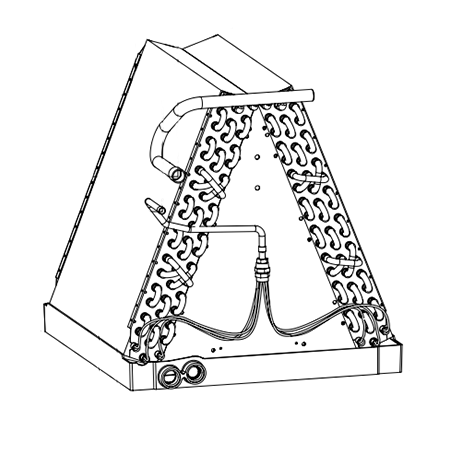 Nordyne 921324 Replacement Aluminum Evaporator Coil