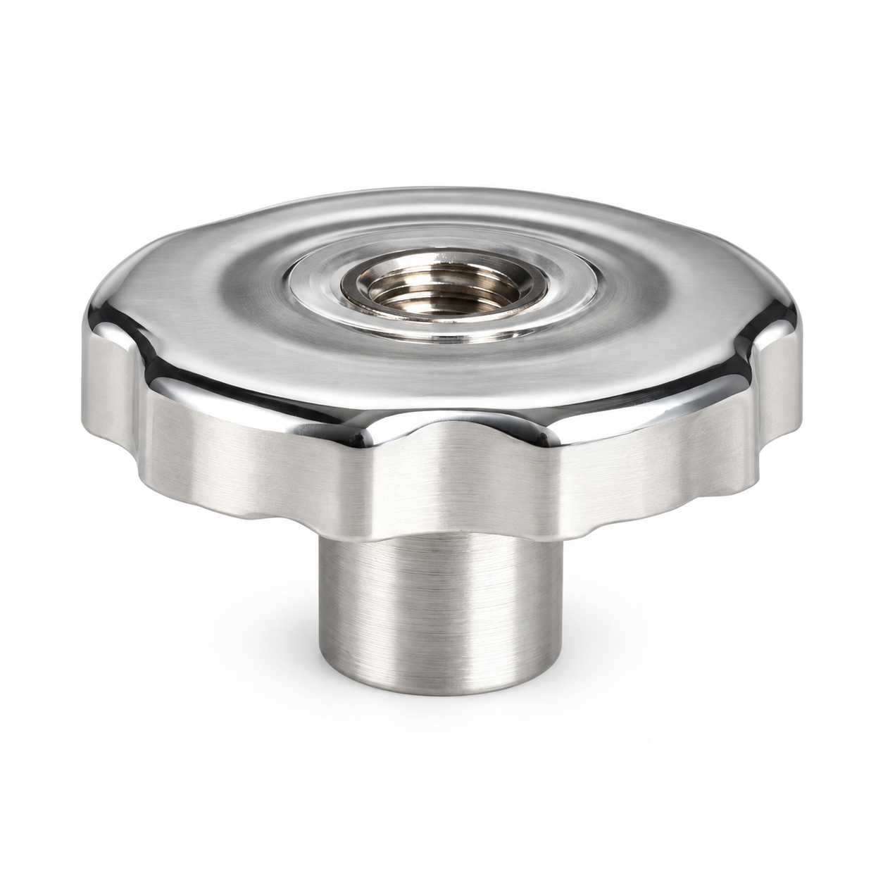 OEM Durable Silver-Colored Metal Alloy Fusible Valve Hand Wheel