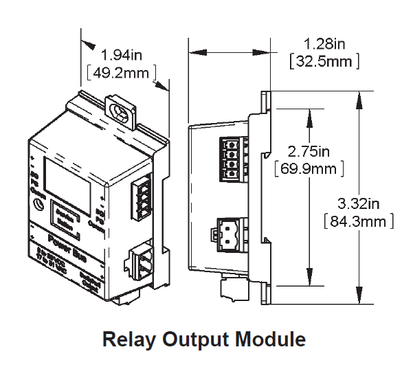 BAPI BA/RYOL-NO-EZ Wireless Temperature and/or Humidity Relay Output Module Latching Normally Open