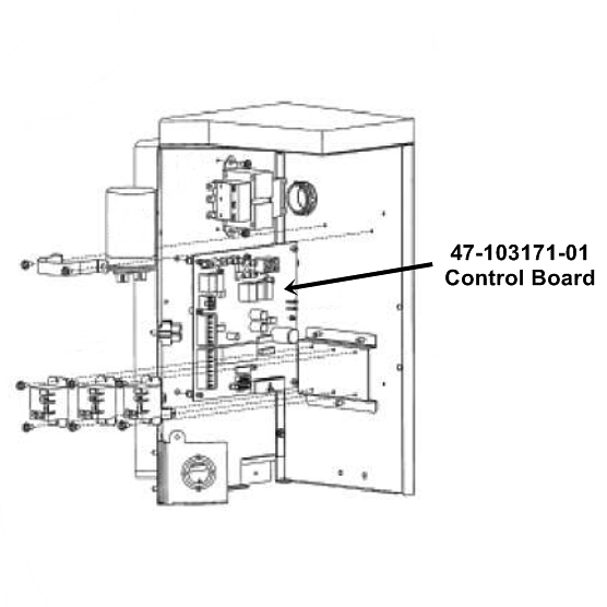 Rheem-Ruud Heat Pump Water Heater Circuit Board 47-103171-01