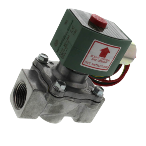 Asco 8215G30-12VDC Aluminum Body 2-Way Solenoid Valve 3/4" Normally Closed 0-25psi 12VDC