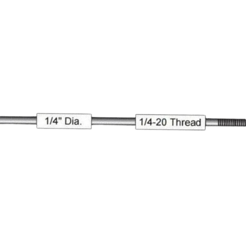 Auburn 1420-24 Stainless Steel Liquid Level Electrode Probe 1/4" Diameter 1/4-20 Thread 24" Long