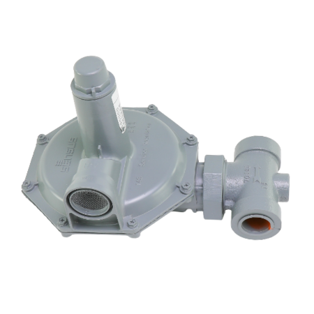 Sensus 143-IRV-HP-1 Gas Pressure Regulator 1” NPT 1/2" Orifice 2-6 PSI Black Spring