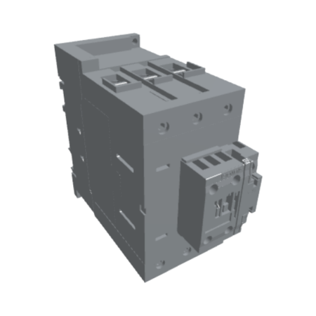 Siemens 3RT2046-1AK60 Power Contractor 3-Pole 95 Amp 110/120V CAD Illustration