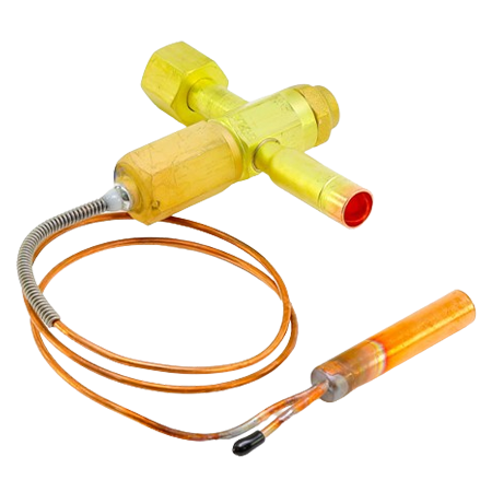 York 025-35133-000 Oil Cooler Thermostatic Expansion Valve Copper and Brass Connection