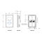 Aaon ASM01820 E-BUS Digital Room Temperature & Humidity Sensor Dimensions