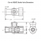 Cla-Val 90367E Shuttle Valve Dimensions