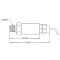 Dwyer 628-10-GH-P1-E1-S1 Pressure Transmitter 4 to 20 mA Signal Output