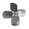 Lau-60760901 4-Blade Condenser Style Propeller 26" Diameter 27&deg; Pitch