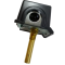 United Electric B54-103-W141 Brass Immersion Stem Temperature Switch 0-225F with 1/2" x 1-9/16" Brass Thermowell