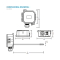 Veris PX3DXX01 Dry Media Differential Pressure/Air Velocity Transducer Dimensions