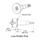BAPI ZPS-ACC20 Low Profile Pressure Pickup Port