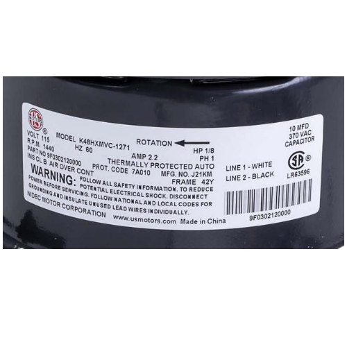 Modine 9F0302120000 Motor 115V