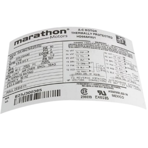 Carrier HD56AK651 Motor