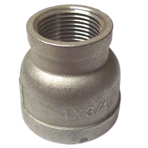 BackStop 12-SS220804 Stainless Steel Bell Reducer 1/2" FIP x 1/4" FIP (Qty of 144)