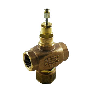 Honeywell V5013N1071 Three-Way Threaded Globe Valve 1-1/4"