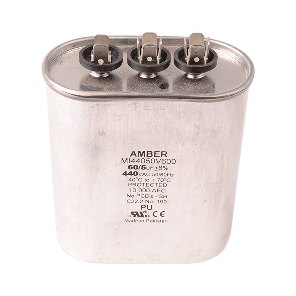 DiversiTech 4JJ0560 Dual Oval Run Capacitor 60+5MFD 440V