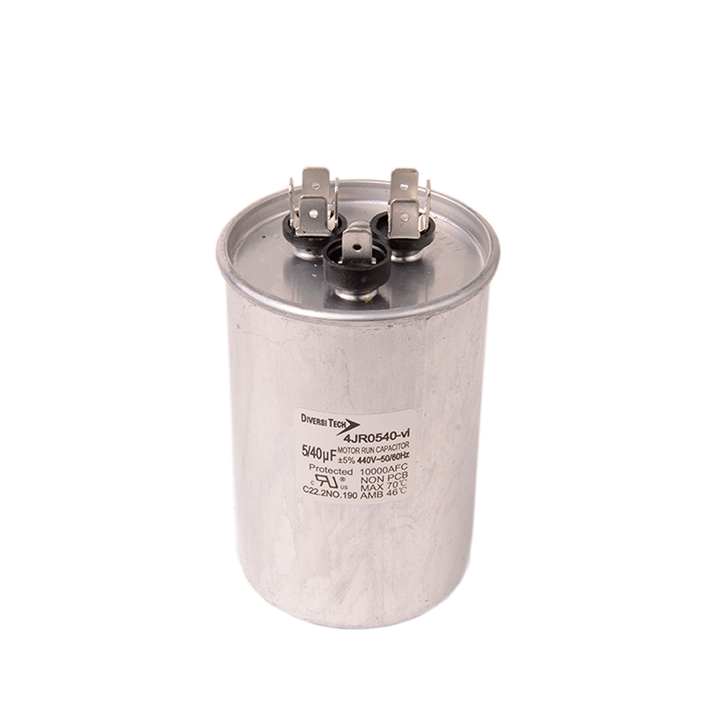 DiversiTech 4JR0540 Dual Round Run Capacitor 40+5MFD 440V