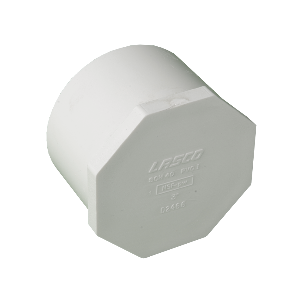 DiversiTech 5-449030 PVC Plug (Slip) 3"