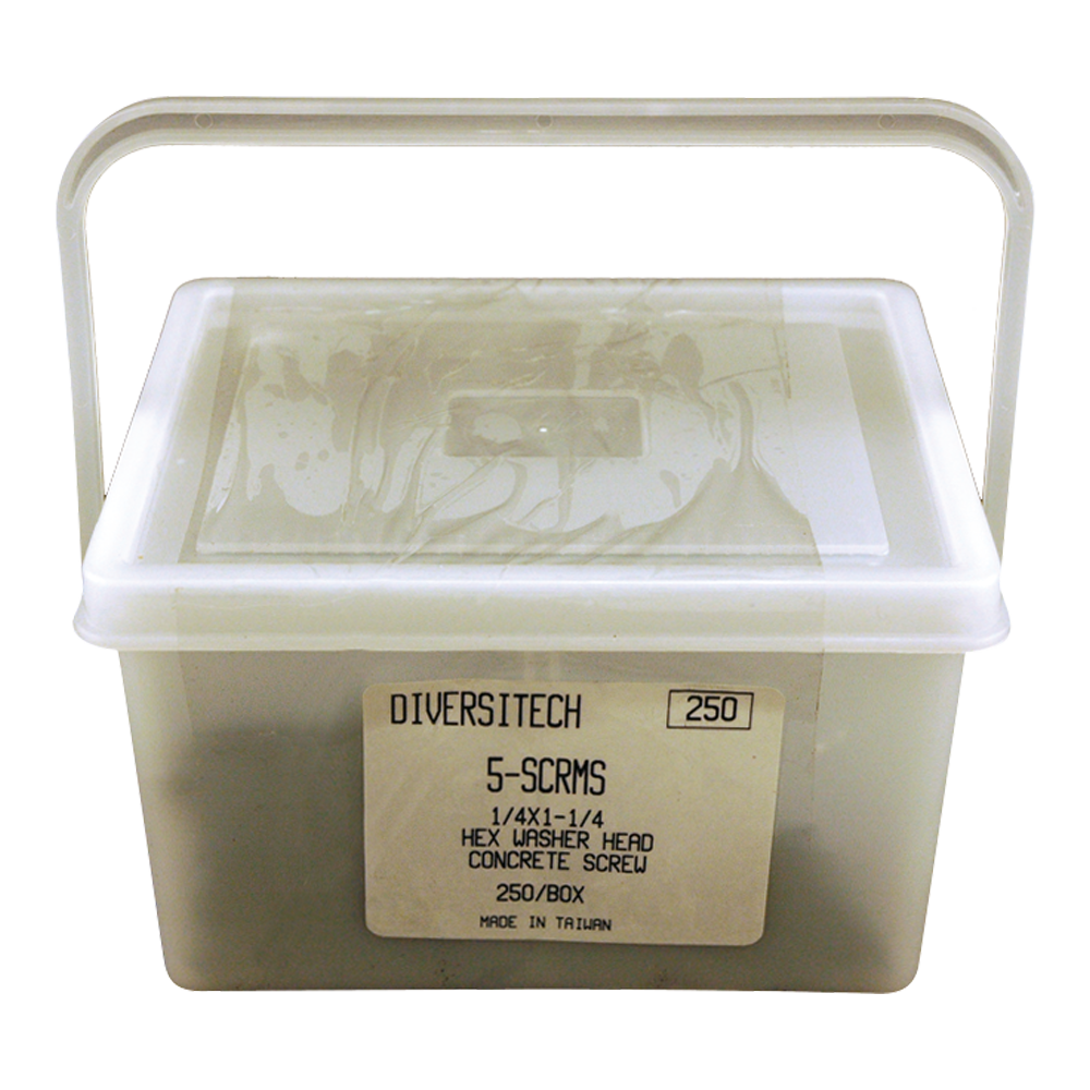DiversiTech 5-SCRMS Screw Masonry 1/4" x1-1/4"