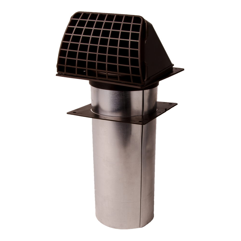 DiversiTech 650-023 Hood Dryer Vent WM A 4" Brown