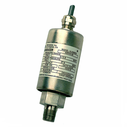 Barksdale Products 425T4-25 Pressure Transducer 0-5 PSI