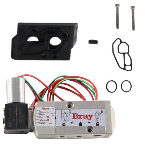 Bray Valves 630250-21401536 Pilot Operated Spool Control Solenoid 24 VDC NEMA 4