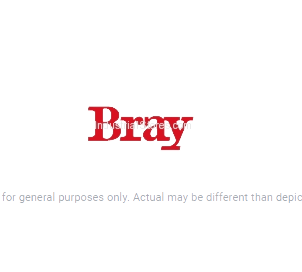 Bray Valve ST-MTG-1/DC44-OLD Old Style Mounting Bracket Red